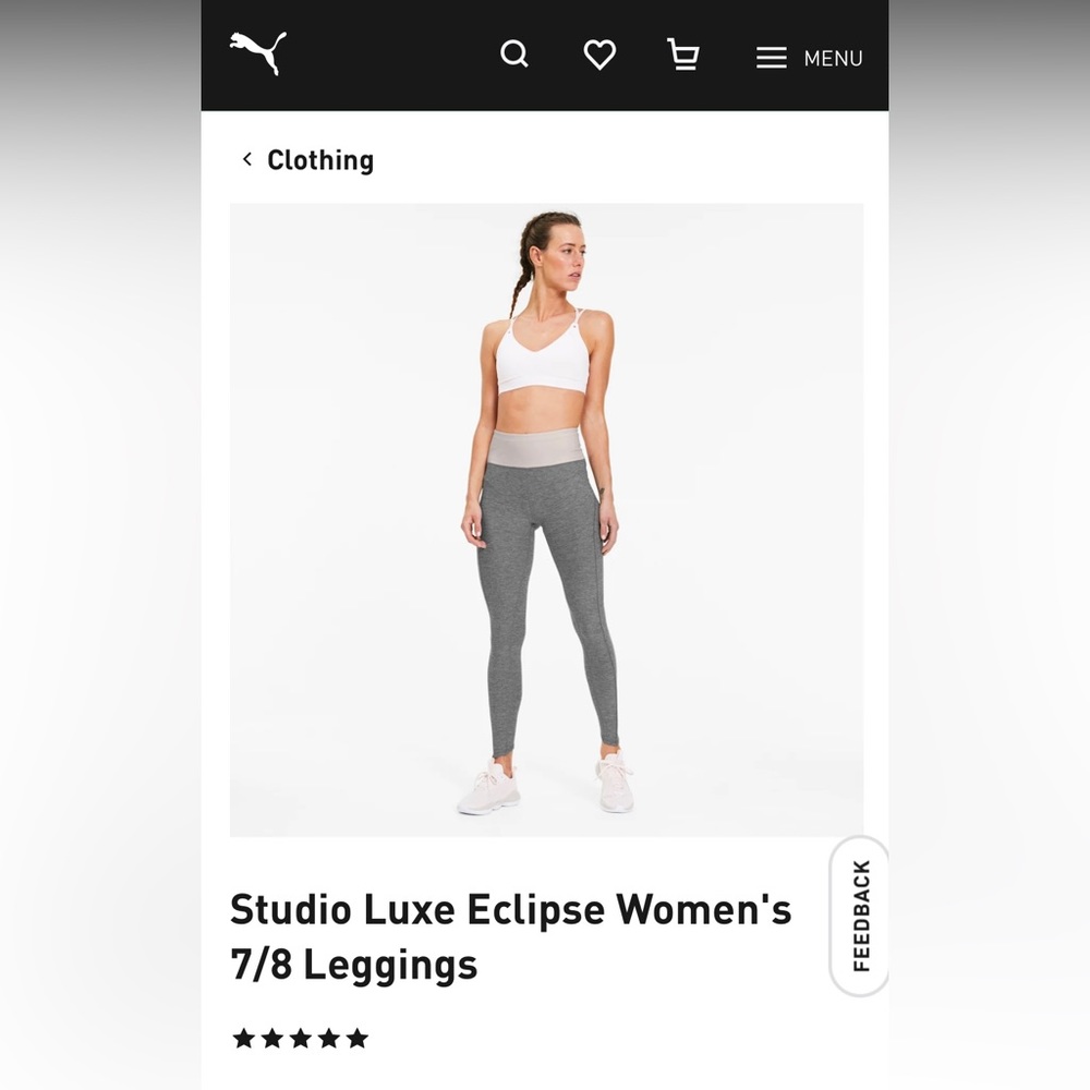 Puma Studio Luxe Eclipse 7/8 leggings